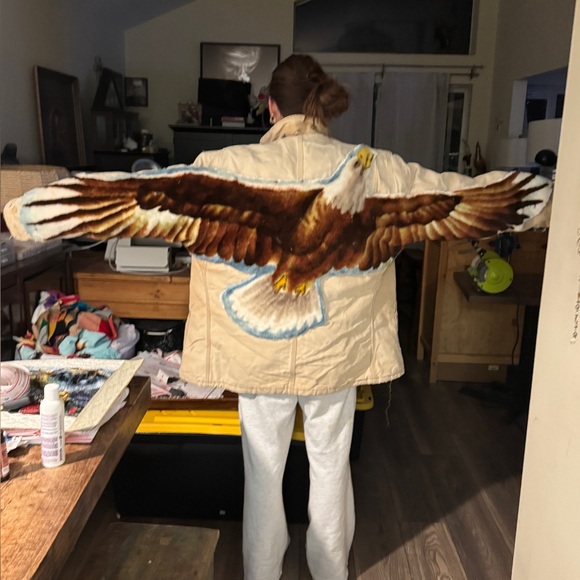 Vintage Carhartt Customized Eagle lined quilted jacket rancher chore Det… - Picture 3 of 16